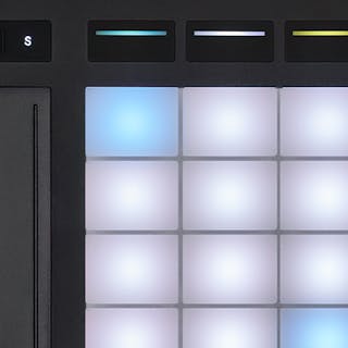Detail photo of Push’s capture button.