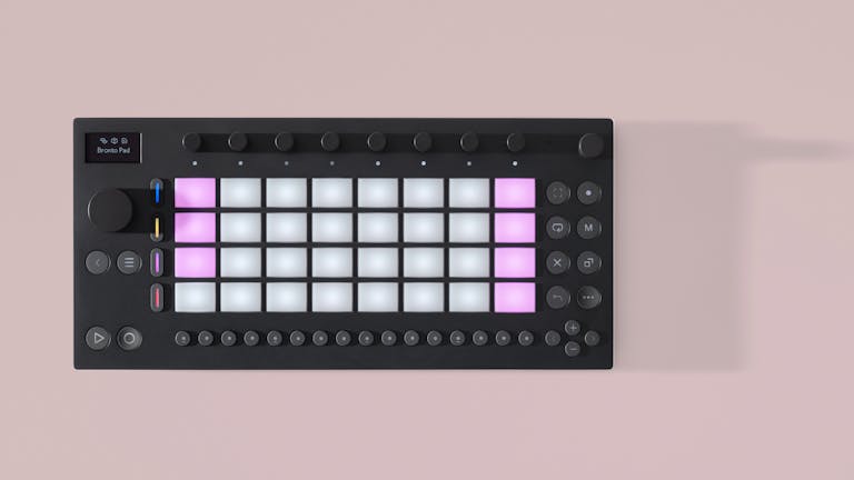 A top down view of Ableton Move's full interface